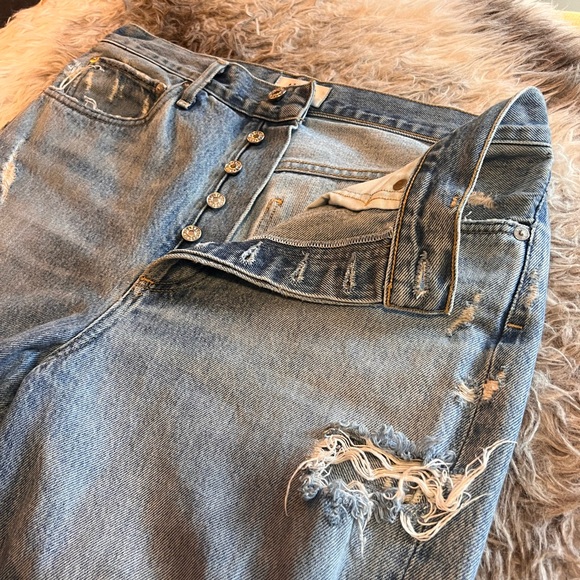 Agolde major distress 90’s denim - Picture 6 of 16